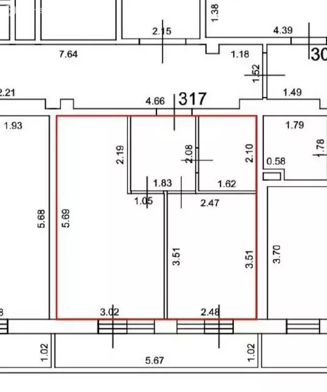 1-комнатная квартира: Мурино, Охтинская аллея, 8 (30.8 м) - Фото 1