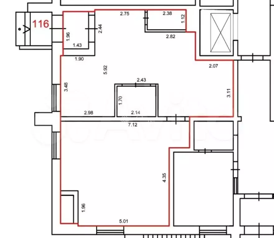 Продам помещение свободного назначения, 82.3 м - Фото 0