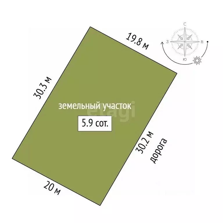 Участок в Крым, Судак муниципальный округ, с. Миндальное, Солнечная ... - Фото 2