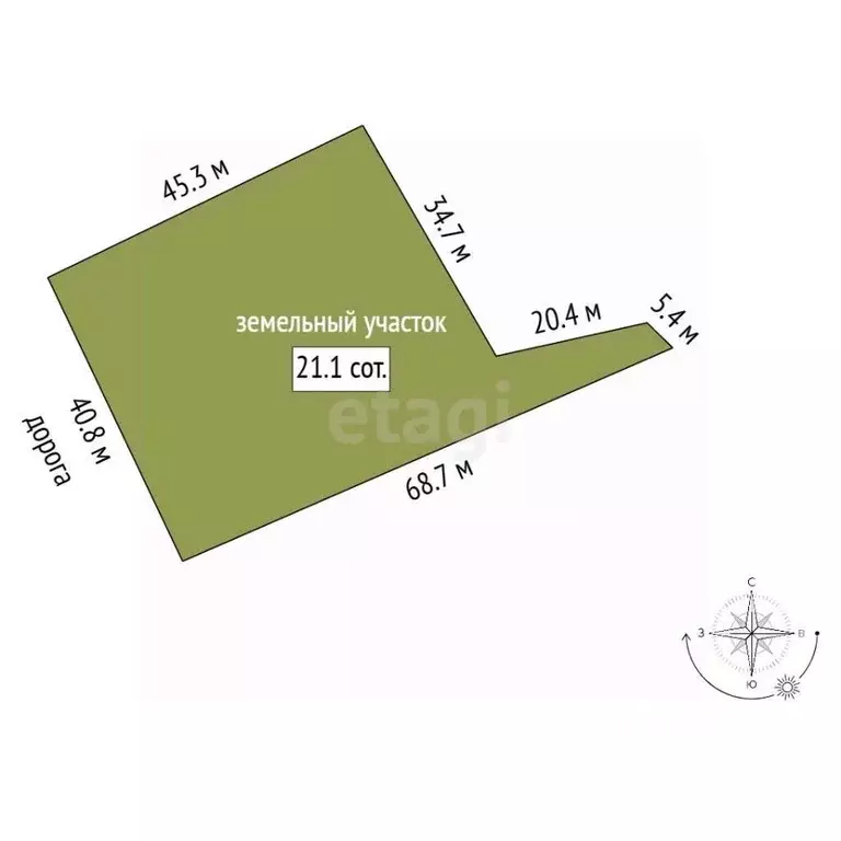 Участок в Ленинградская область, Приозерский район, Запорожское с/пос, ... - Фото 1