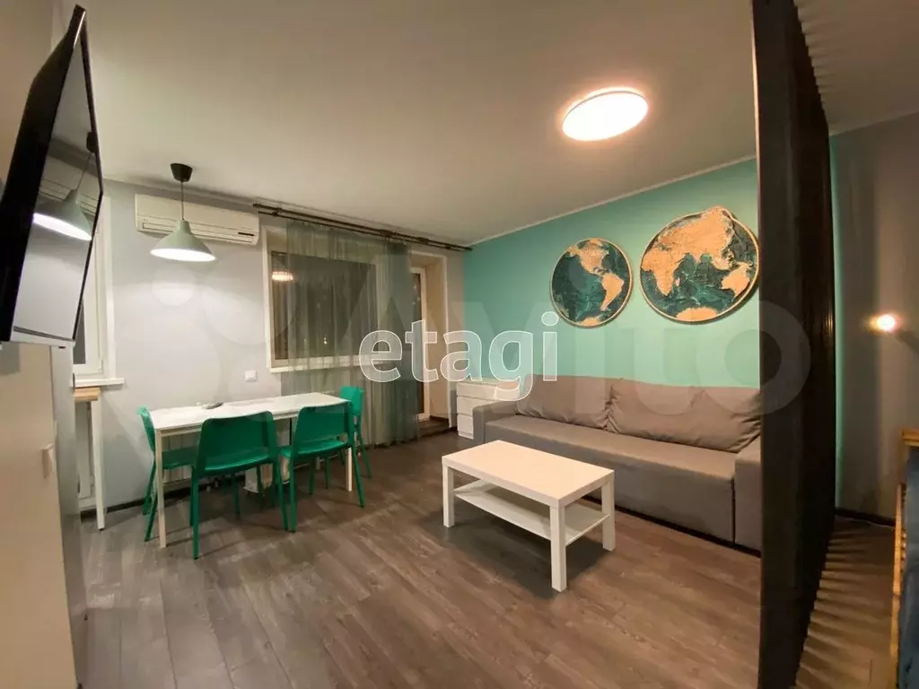 Квартира-студия, 36 м, 5/5 эт. - Фото 1