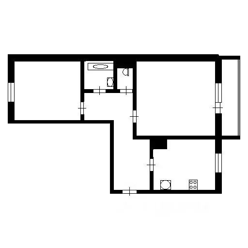 2-к кв. Челябинская область, Челябинск Октябрьская ул., 1 (58.1 м) - Фото 2