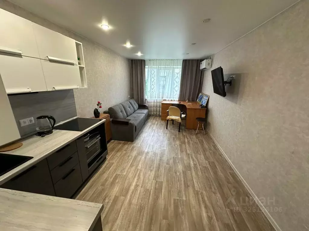 Студия Приморский край, Владивосток Сельская ул., 6 (24.0 м) - Фото 2