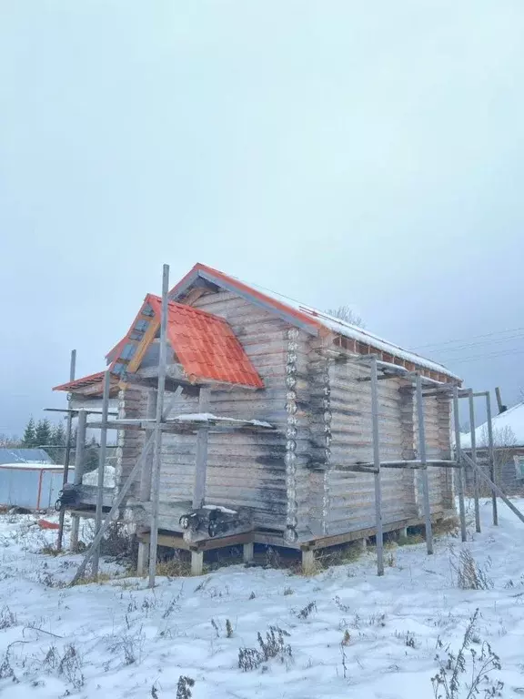 Дом в Вологодская область, Грязовецкий муниципальный округ, д. Большое ... - Фото 1
