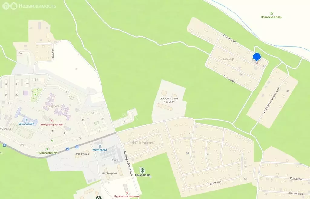 Участок в Улан-Удэ, 144-й микрорайон, Аларская улица (8 м) - Фото 0