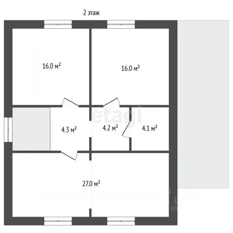 Дом в Вологодская область, Сокол ул. 2-я Лентьевская, 28 (165 м) - Фото 2