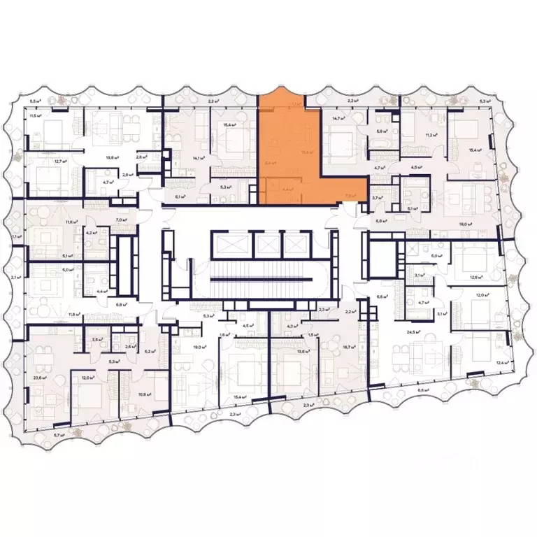 Студия Москва Союз жилой комплекс (33.2 м) - Фото 2