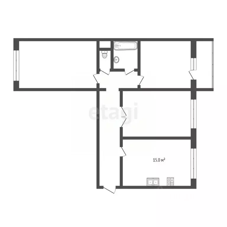 3-к кв. Ярославская область, Ярославль ул. Большая Техническая, 13 ... - Фото 2