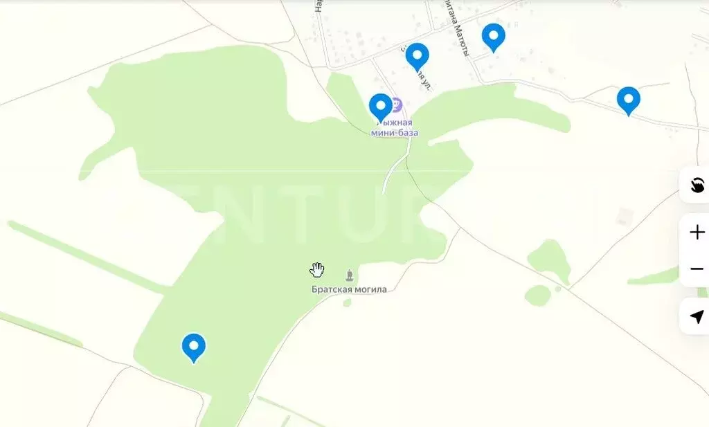 Участок в Липецкий муниципальный округ, село Косырёвка (150 м) - Фото 1