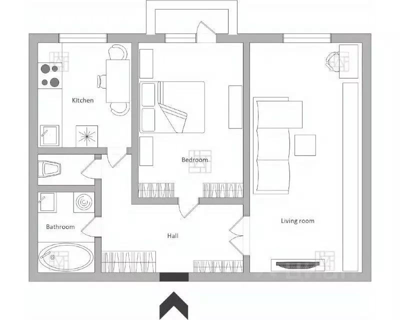 2-к кв. Москва ул. Малая Грузинская, 29 (61.0 м) - Фото 1