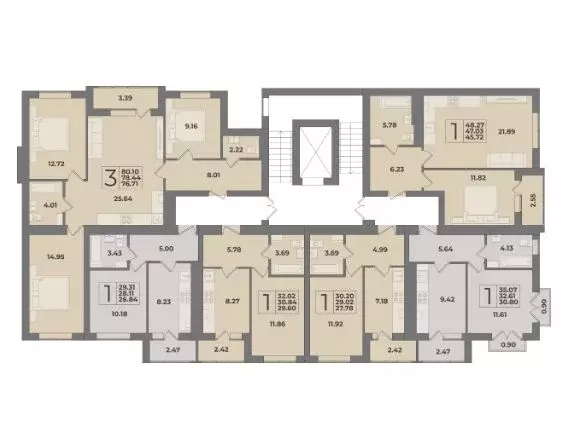 1-к кв. Калининградская область, Калининград Суздальская ул. (47.0 м) - Фото 2