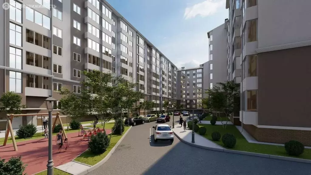 1-комнатная квартира: Нальчик, улица А.А. Кадырова, 7 (35.82 м) - Фото 1