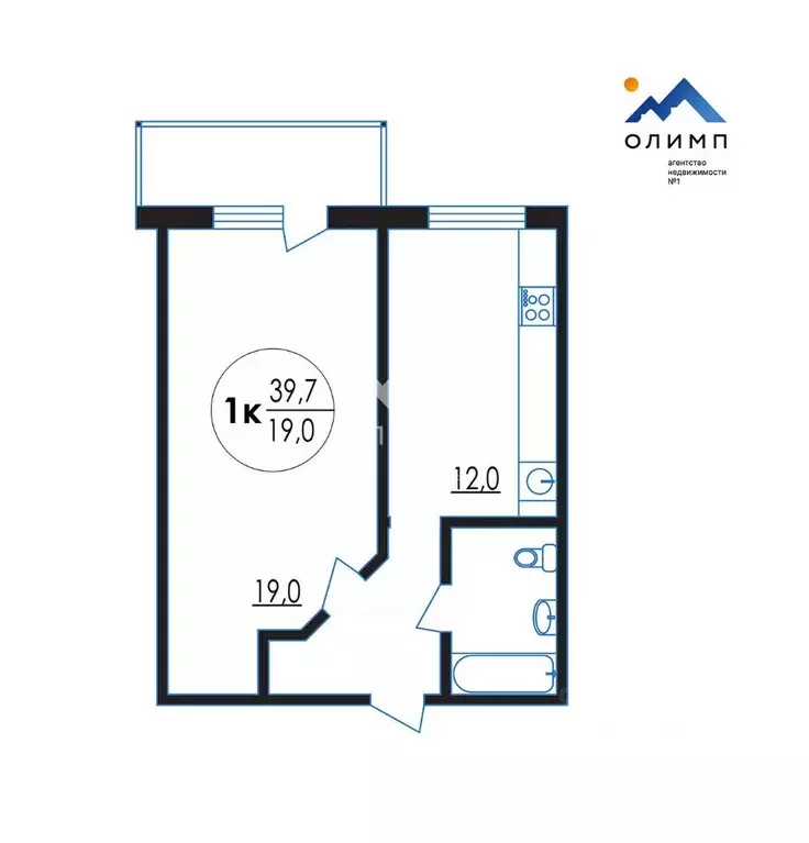 1-к кв. Ярославская область, Ярославль Кавказская ул., 43 (39.7 м) - Фото 2