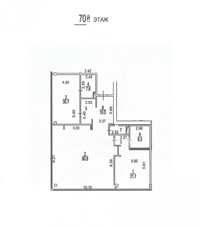 4-к кв. Москва наб. Пресненская, 8с1 (193.7 м) - Фото 2