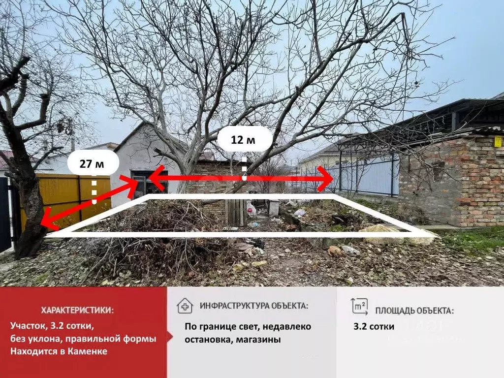 Участок в Крым, Симферополь ул. 11-я Коллективных Садов, 17 (3.2 сот.) - Фото 0