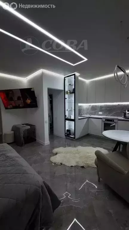 1-комнатная квартира: Тюмень, улица Московский Тракт, 161к1 (39 м) - Фото 2