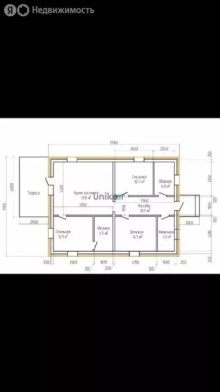 Дом в Подымалово, Сосновая улица, 26 (126 м) - Фото 1