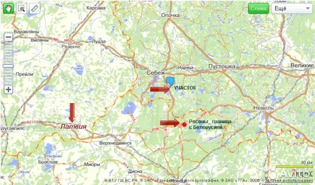 Карта осадков опочка псковской области