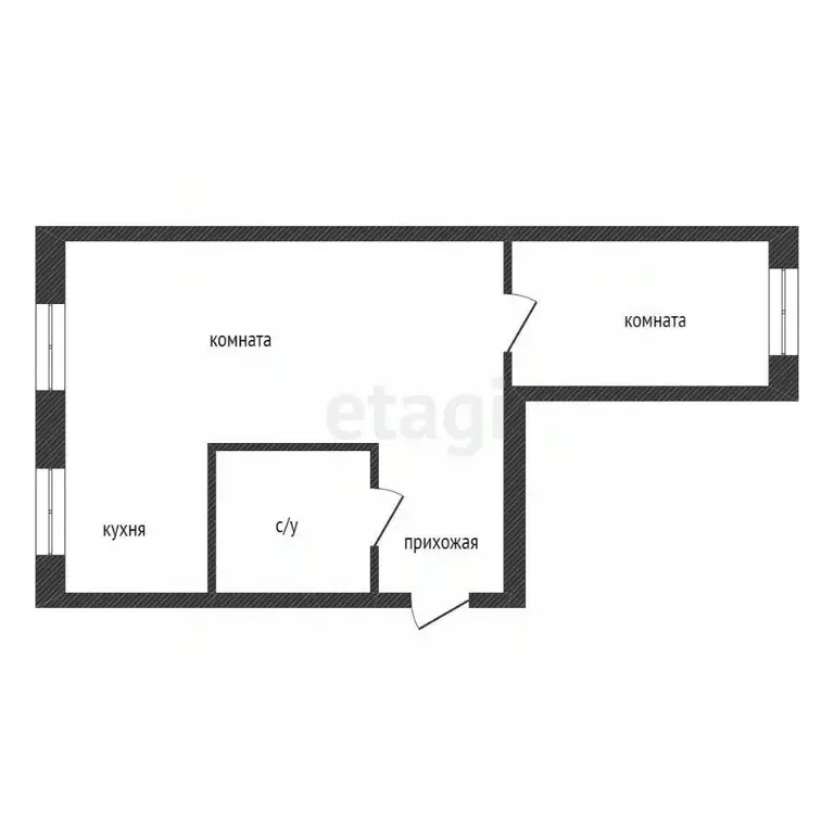 2-к кв. Красноярский край, Красноярск Саянская ул., 253 (44.5 м) - Фото 1