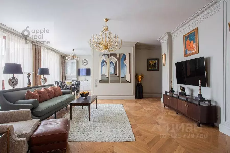 2-к кв. Москва ул. Усачева, 2С3 (148.0 м) - Фото 1