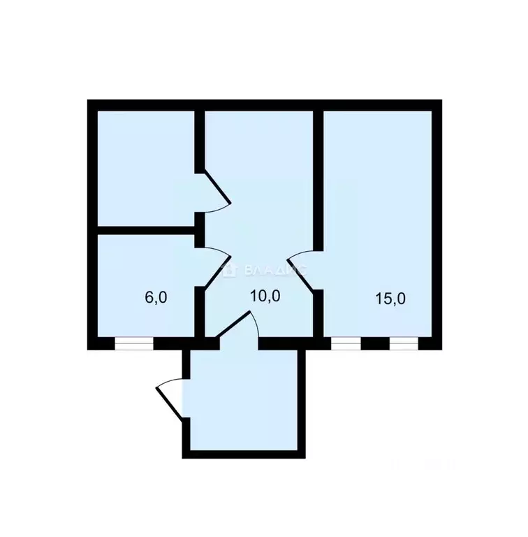 2-к кв. Ивановская область, Иваново Рабфаковская ул., 8к6 (40.0 м) - Фото 1