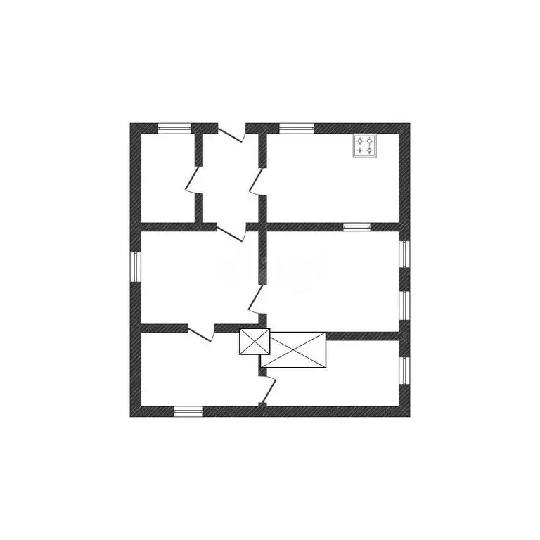 Дом в Вейделевский район, Закутчанское сельское поселение, село Белый ... - Фото 1