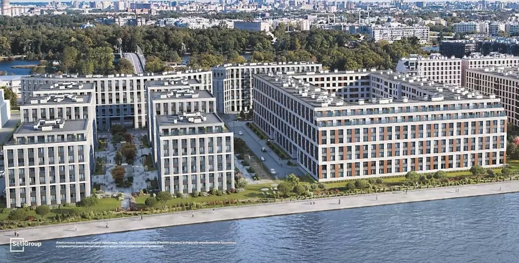 3-к кв. Санкт-Петербург Петровский просп., 26к2 (101.0 м) - Фото 1