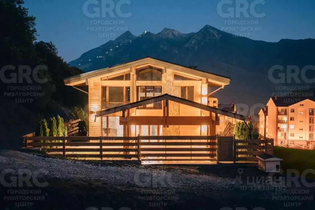 Дом в Краснодарский край, Сочи Красная Поляна пгт, ул. Ачишховская, 82 ... - Фото 2