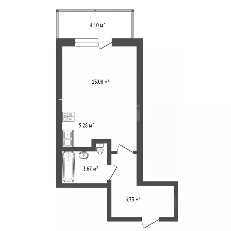 Студия Удмуртия, Ижевск ул. Герцена, 8к1 (28.8 м) - Фото 2