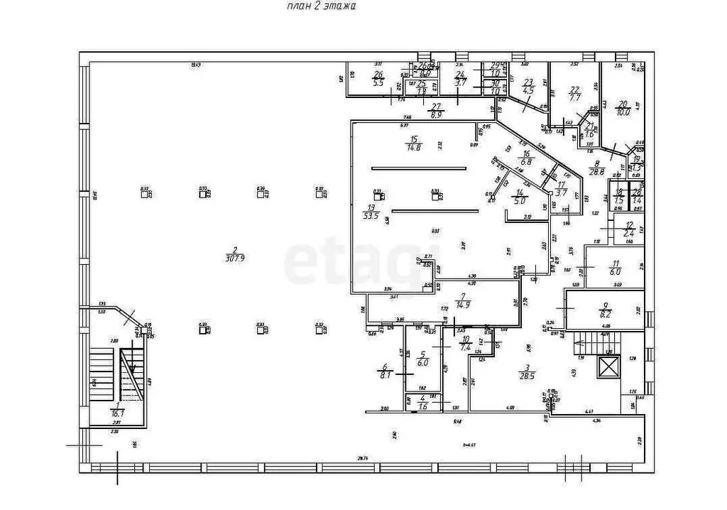 Помещение свободного назначения (1165.1 м) - Фото 2