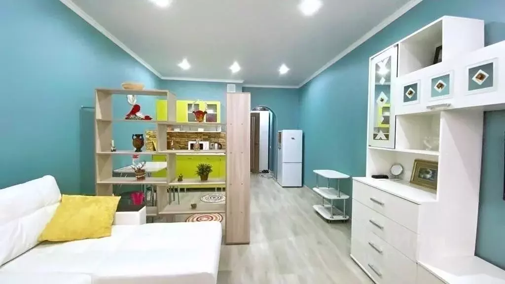 Студия Краснодарский край, Краснодар Славянский мкр, ул. Заполярная, ... - Фото 1