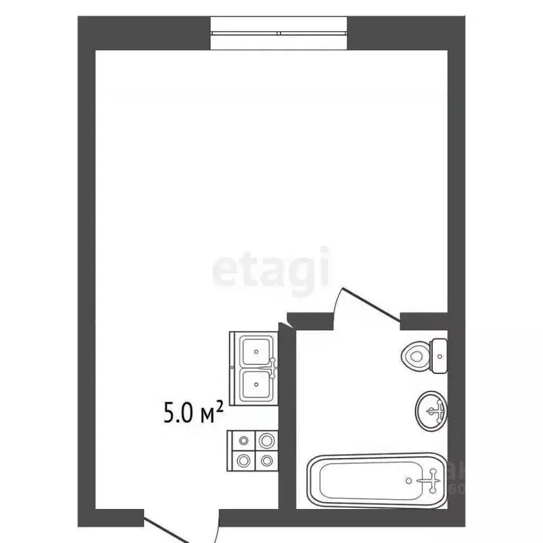 Студия Крым, Евпатория туп. Матвеева, 4/11 (11.9 м) - Фото 2