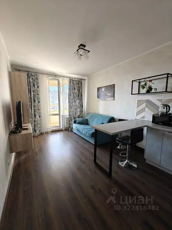 Студия Санкт-Петербург аллея Арцеуловская, 21 (24.2 м) - Фото 1