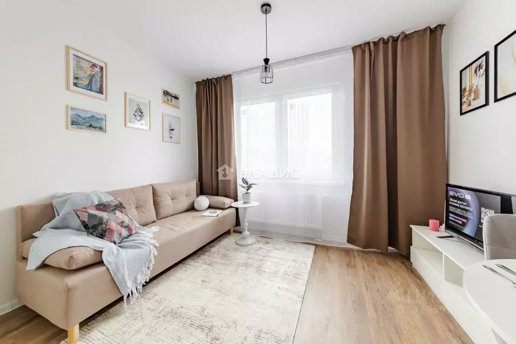 Студия Санкт-Петербург ул. Пахомовская, 14к2 (20.8 м) - Фото 1