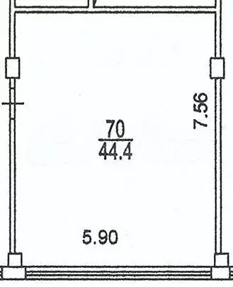 Офис, 44.4 м - Фото 0