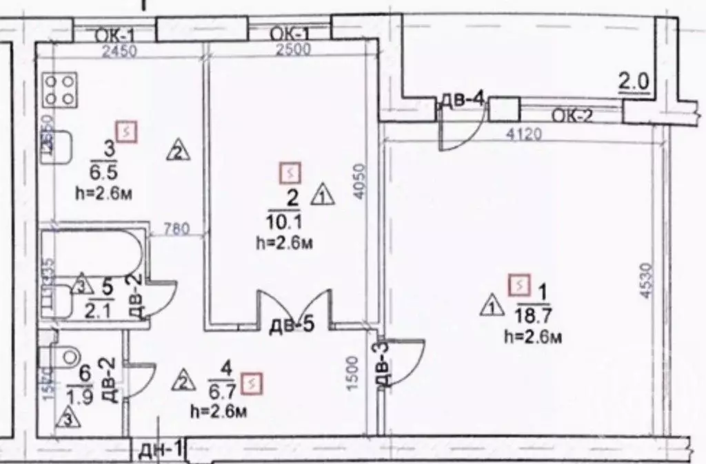 2-к кв. Ленинградская область, Сертолово Всеволожский район, ул. ... - Фото 2