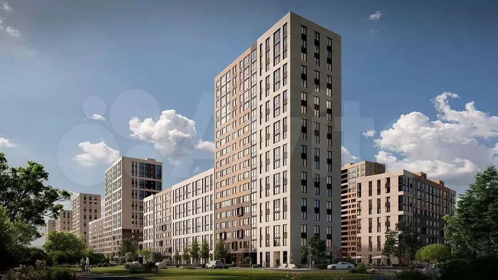 Квартира-студия, 22,9 м, 9/9 эт. - Фото 1