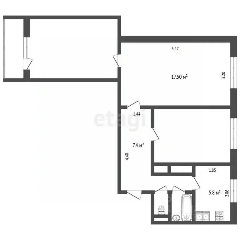 Комната Ямало-Ненецкий АО, Новый Уренгой Юбилейная ул., 8 (19.7 м) - Фото 1