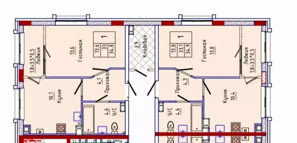 1-комнатная квартира: Кисловодск, улица Катыхина, 185 (35 м) - Фото 0
