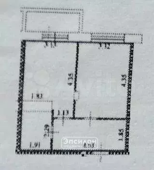 1-к. квартира, 42 м, 3/8 эт. - Фото 0