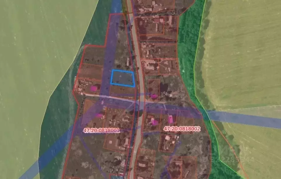 Участок в Ленинградская область, Кингисеппский район, Опольевское ... - Фото 1