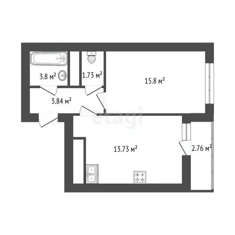 1-к кв. Санкт-Петербург Планерная ул., 97к2 (37.2 м) - Фото 1