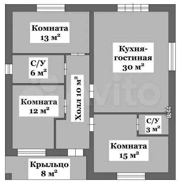 Дом 108 м на участке 6 сот. - Фото 0