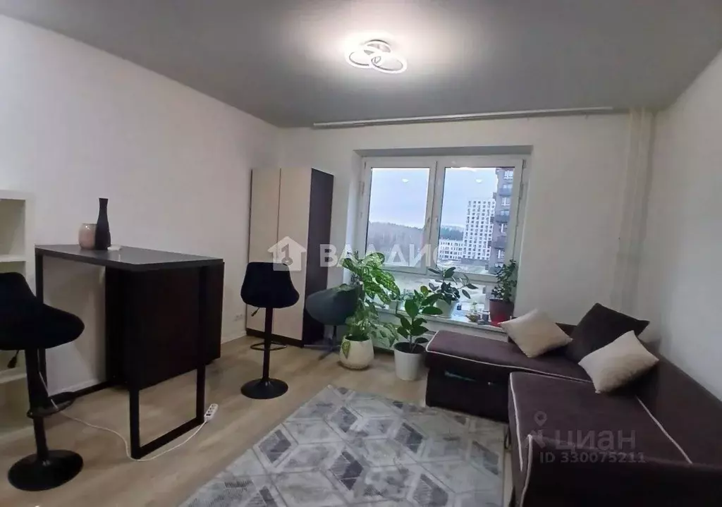 Студия Москва ул. Малое Понизовье, 2 (24.0 м) - Фото 1
