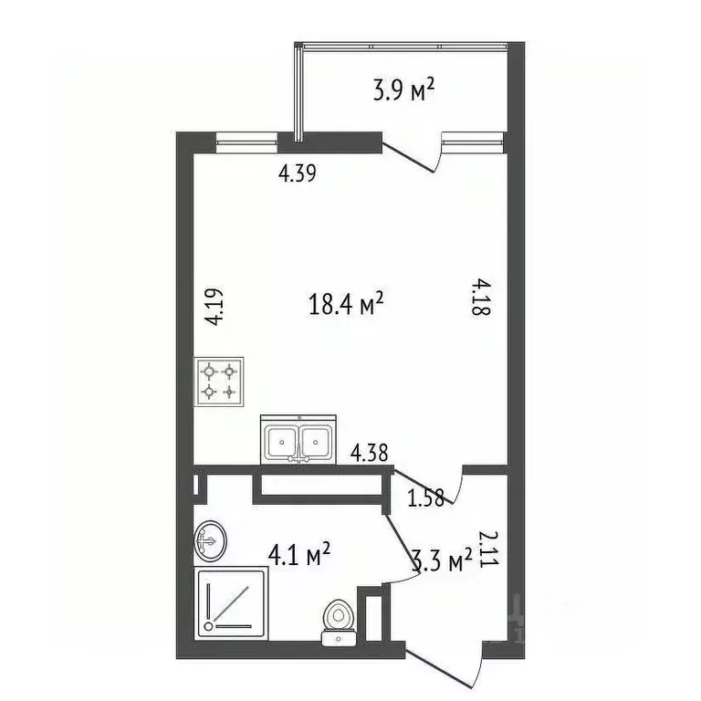 Студия Санкт-Петербург Усть-Славянка тер., просп. Советский, 36к3 ... - Фото 2