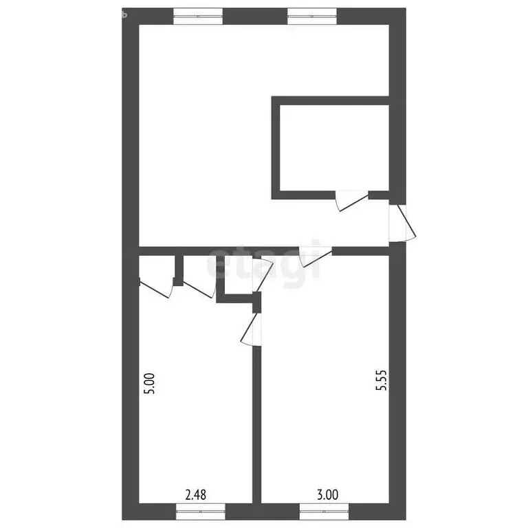 3-комнатная квартира: Ишим, улица Одоевского, 27 (59.3 м) - Фото 0