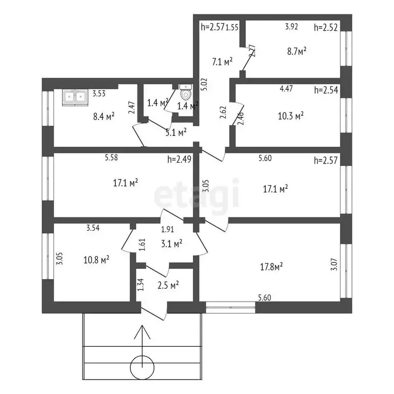 Офис (107.5 м) - Фото 0