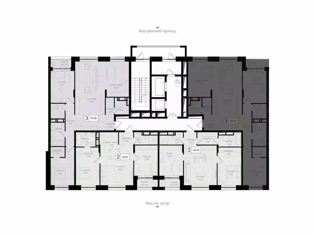 3-к кв. Москва ул. 1-я Бухвостова, 2к3 (97.4 м) - Фото 1