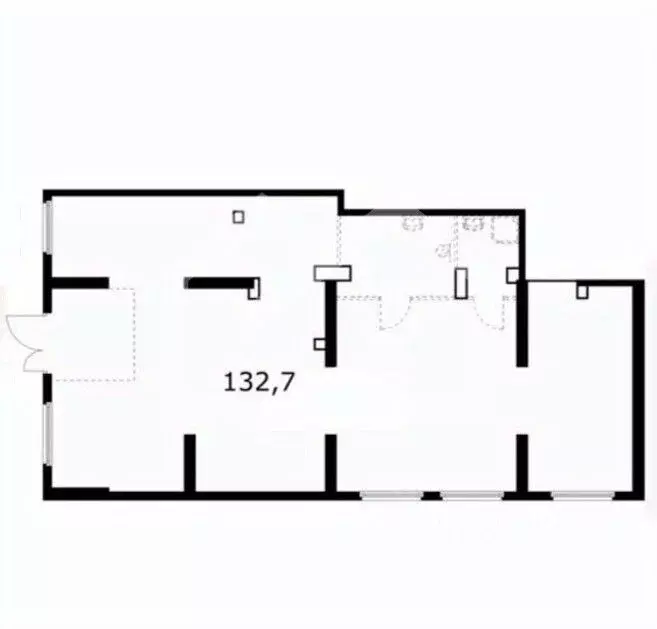 Торговая площадь в Москва Иловайская ул., 2 (133 м) - Фото 2