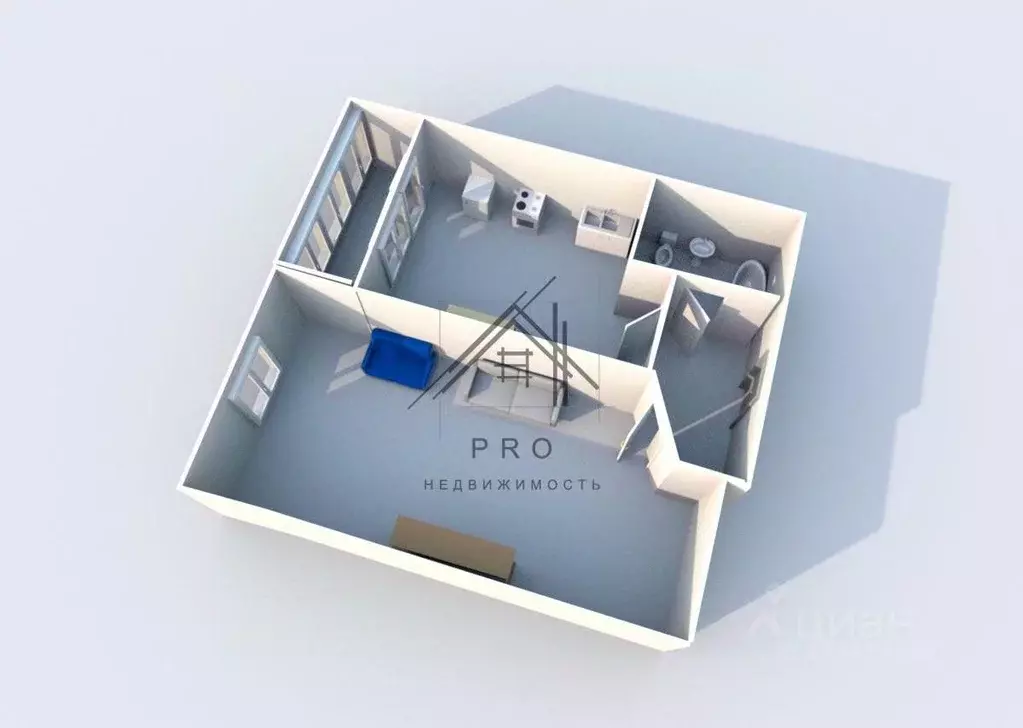 1-к кв. Ярославская область, Ярославль Угличская ул., 66А (36.0 м) - Фото 2